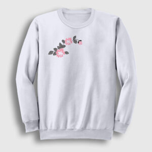 Marinette Dupain Cheng Mucize Uğur Böceği Miraculous Ladybug Sweatshirt beyaz