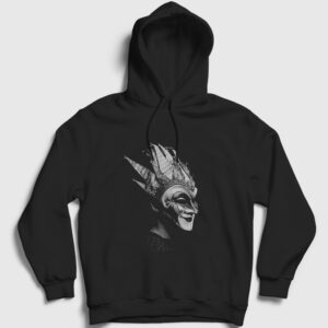 Mask Dj Boris Brejcha Kapşonlu Sweatshirt siyah