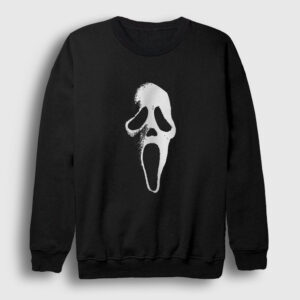 Maske Çığlık Korku Filmi Scream Sweatshirt siyah