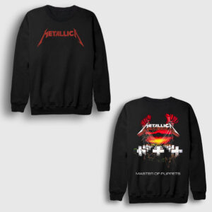 Master Of Puppets V2 Metallica Sırt Baskılı Sweatshirt siyah