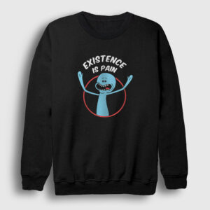 Meeseeks Rick And Morty Sweatshirt siyah