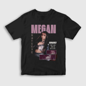 Megan K Pop Katseye Çocuk Tişört siyah