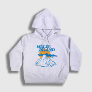 Melee Guybrush Threepwoo Monkey Island Çocuk Kapşonlu Sweatshirt beyaz