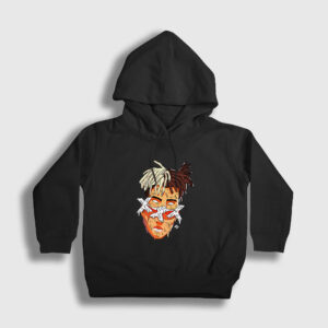 Melting XXXTentacion Çocuk Kapşonlu Sweatshirt siyah