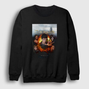 Merlin Dizi Sweatshirt siyah