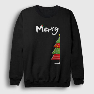 Merry Christmas Funny Yılbaşı Sweatshirt siyah