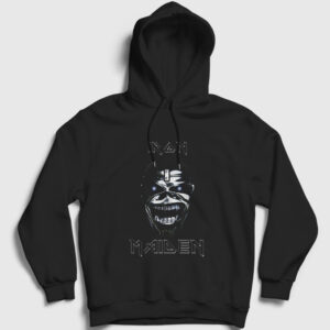 Metal Iron Maiden Kapşonlu Sweatshirt siyah