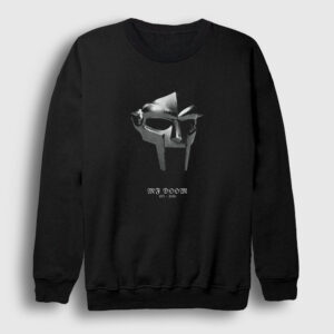 Metal Mask Rap Mf Doom Sweatshirt siyah