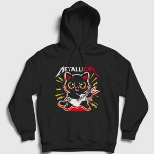 Metallicat Metallica Kedili Kapşonlu Sweatshirt