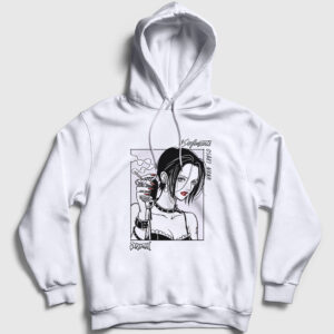 Mic Nana Osaki Kapşonlu Sweatshirt beyaz