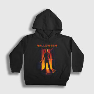 Michael Myers Halloween Cadılar Bayramı Çocuk Kapşonlu Sweatshirt siyah