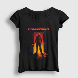 Michael Myers Halloween Cadılar Bayramı Kadın Tişört siyah