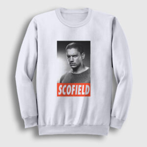 Michael Scofield Prison Break Sweatshirt beyaz