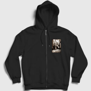 Mikhail Tal Büyükusta Satranç Fermuarlı Kapşonlu Sweatshirt