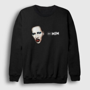 MM Marilyn Manson Sweatshirt siyah