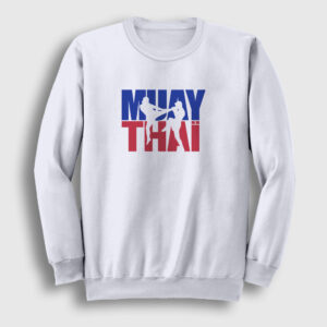 Mma Ufc Muay Thai Sweatshirt beyaz