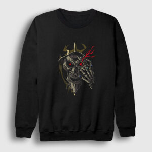 Momonga Anime Overlord Sweatshirt siyah