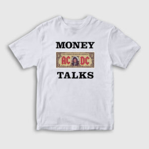 Money Talks AC/DC Çocuk Tişört beyaz