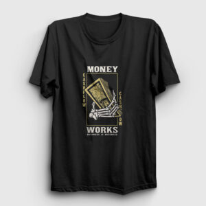 Money Works Tişört siyah