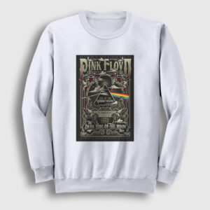 Moon V3 Pink Floyd Sweatshirt beyaz