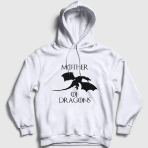 Mother Of Dragons Game Of Thrones Kapşonlu Sweatshirt beyaz