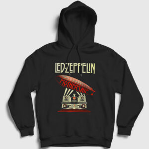 Mothership Led Zeppelin Kapşonlu Sweatshirt siyah