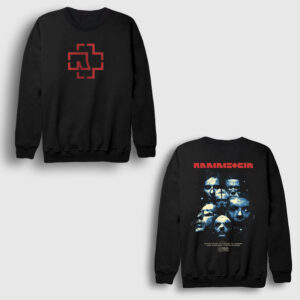 Movie V2 Rammstein Sırt Baskılı Sweatshirt siyah