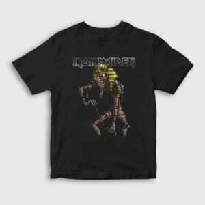 Mummy Iron Maiden Çocuk Tişört siyah