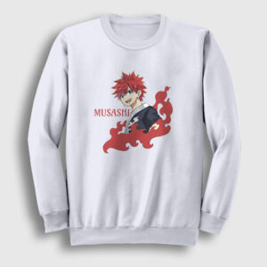 Musashi Anime Orient Sweatshirt beyaz