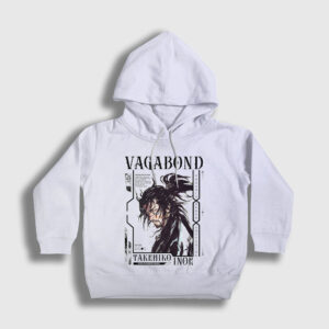 Musashi Miyamoto Manga Vagabond Çocuk Kapşonlu Sweatshirt