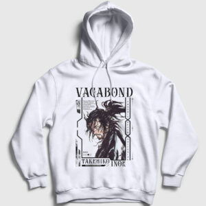 Musashi Miyamoto Manga Vagabond Kapşonlu Sweatshirt