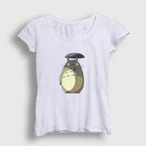 My Neighbor Totoro Rain Kadın Tişört