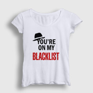 My The Blacklist Kadın Tişört beyaz