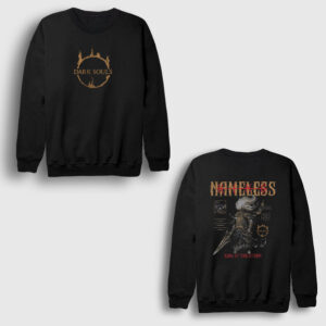 Nameless King Dark Souls Sırt Baskılı Sweatshirt siyah