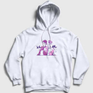 Nana Osaki Kapşonlu Sweatshirt beyaz