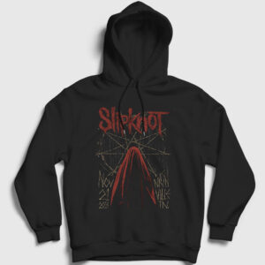 Nashville Slipknot Kapşonlu Sweatshirt siyah