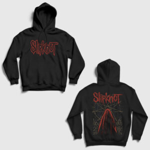 Nashville V2 Slipknot Sırt Baskılı Kapşonlu Sweatshirt siyah