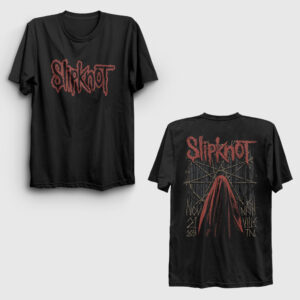 Nashville V2 Slipknot Sırt Baskılı Tişört siyah