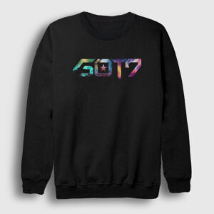 Nebula K-Pop Got7 Sweatshirt siyah