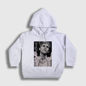 Necklace The Kid LAROI Çocuk Kapşonlu Sweatshirt beyaz