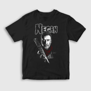 Negan Smith The Walking Dead Çocuk Tişört siyah