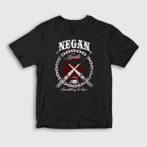 Negan V2 The Walking Dead Çocuk Tişört siyah