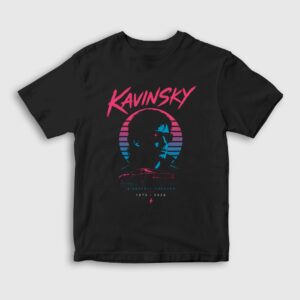 Nightcall Forever Drive Kavinsky Çocuk Tişört Siyah