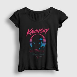 Nightcall Forever Drive Kavinsky Kadın Tişört Siyah
