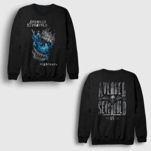 Nightmare Avenged Sevenfold Sırt Baskılı Sweatshirt