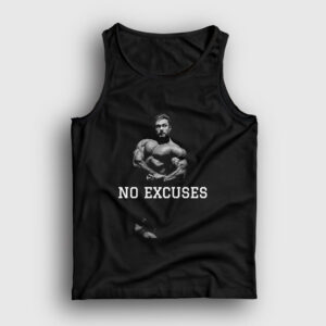 No Excuses Gym Spor Chris Bumstead Atlet siyah