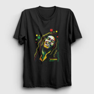 No Woman No Cry Bob Marley Tişört siyah