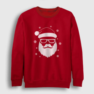 Noel Baba Santa Claus Yılbaşı Sweatshirt kırmızı