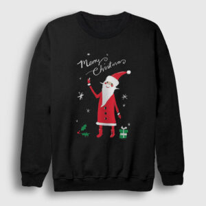 Noel Baba V2 Santa Claus Yılbaşı Sweatshirt siyah