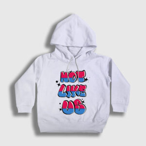 Not Like Us Müzik Kendrick Lamar Çocuk Kapşonlu Sweatshirt beyaz